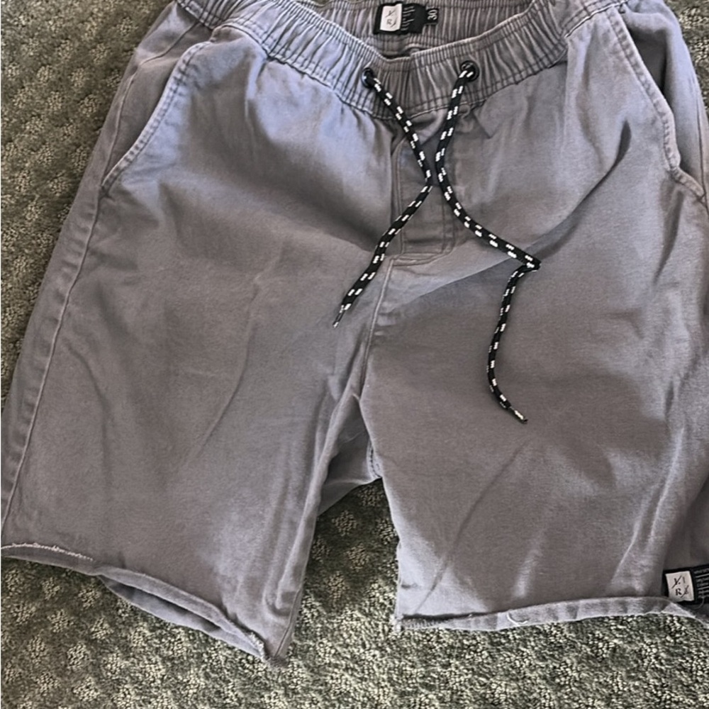 Men's Casual Drawstring Shorts - Gray
